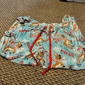 Kids Rudolph pajama pants